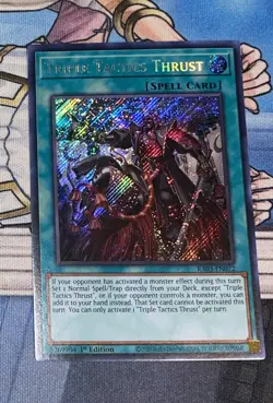 Yu-Gi-Oh! Triple Tactics Thrust RA03-EN072 Secret Rare 1st Edition - Image 1