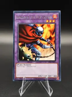 Yu-Gi-Oh! Charubin The Fire Knight LOB-EN015 Rare Unlimited NM - Image 1