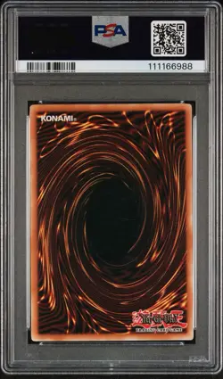 2007 Yu-Gi-Oh! Volcanic Doomfire CT04 Limited Edition Secret Rare PSA 9 - Image 2