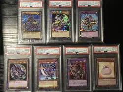 PSA 10 Yugioh 7-11 Hi Chew Chibi Ecclusive Japanese Promo Sequential Set - Image 1