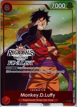 Monkey.D.Luffy (Offline Regional 2024 Vol. 2) [Finalist] P-001 - One Piece - NM - Image 1