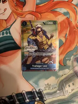 One Piece Card Game Carte Championship Holo Trafalgar Law ST03-008 English Mint - Image 1