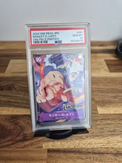 PSA 10 2024 One Piece Monkey D Luffy P-041 Emotion Promo Japanese Gem Mint - Image 4