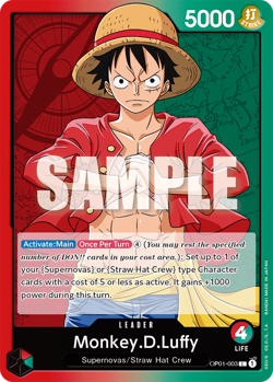 One Piece TCG - Leaders OP01 & OP02 - Image 4