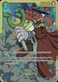 One Piece TCG • Sogeking OP03-122 • Secret Rare • ENG/NM - Image 1
