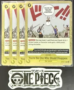 4x One Piece OP06-115 R You're the One...- English - Foil - Playset - TCG - NM/M - Image 1