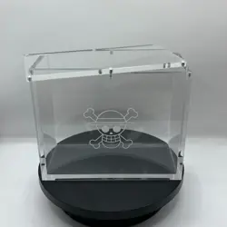Engraved One Piece Booster Box Magnetic Acrylic Case Card Protective Display Box - Image 3