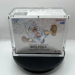 Engraved One Piece Booster Box Magnetic Acrylic Case Card Protective Display Box - Image 5