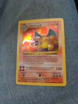 Charizard 004/102 Base Set (Shadowless) Holo Rare Card - Image 1