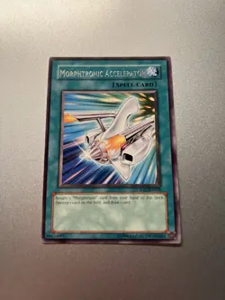 Yu-Gi-Oh Morphtronic Accelerator CSOC-EN050 Rare Near Mint Card - Image 1