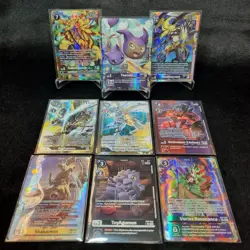 Digimon TCG Rare/ Super Rare bundle x 9 Cards English 2025 - Image 1