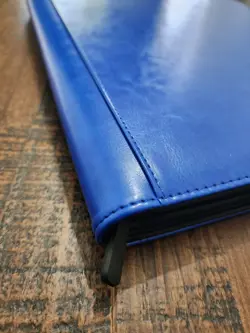 12 Pocket Trading Card BINDER Album Zipper Side Loading 480 Holder Pokemon BLUE - Image 3