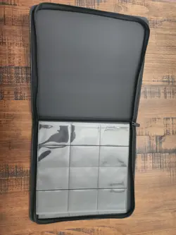 12 Pocket Trading Card BINDER Album Zipper Side Loading 480 Holder Pokemon BLUE - Image 4