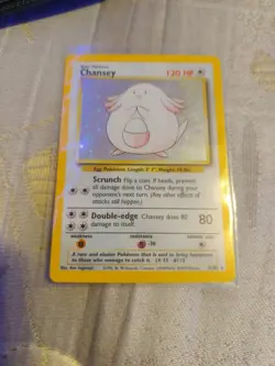 Pokemon TCG Chansey Expedition Base Set Holo Rare Card - Image 1