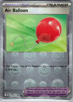 Air Balloon (Poke Ball Pattern) 079/086 SV: Black Bolt - Pokemon Card - NM - Image 1