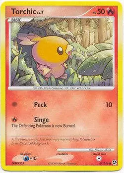 Pokemon Diamond & Pearl Great Encounters - Torchic (Common) Card 89/106 - Image 1