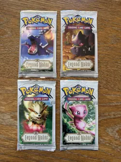 Pokemon EX Legend Maker Trading Card Game Booster Pack (4 PACKS INCLUDED) - Image 1