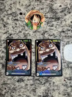 One Piece Card Game Marshall.D.Teach (Parallel) OP09-081 Leader Rare NM English - Image 1