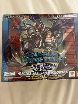 Digimon Card Game Versus Monsters Booster Box EX09 24 Packs Brand New Sealed - Image 1