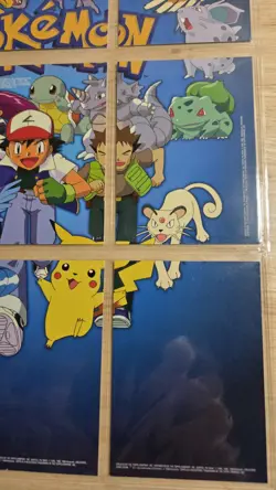 1999 Pokemon Cards TV Animation Series 1 Complete 9 card Puzzle Set - Image 4