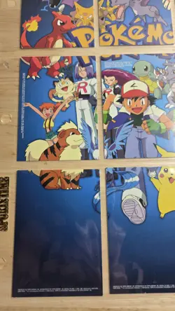 1999 Pokemon Cards TV Animation Series 1 Complete 9 card Puzzle Set - Image 5