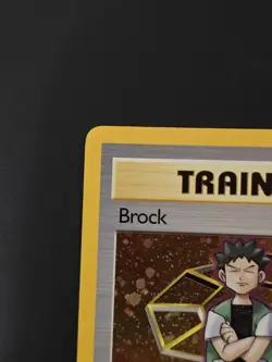 Pokemon TCG Brock 1st Edition Rare Holo Card #15/132 Gym Heros - Image 4