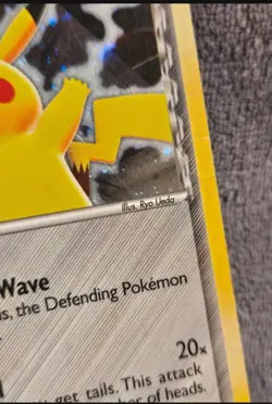 Pikachu Delta Species 035 2006 Holo Promo Pokemon Card DMG corner crease - Image 4