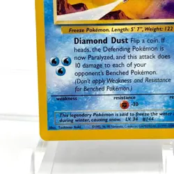 Articuno 22 Black Star Promo Card Pokemon TCG Basic - Image 5