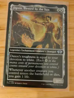 MTG Daxos, Blessed by the Sun (FOIL) 0002 March of the Machine M/NM Free UK P&P - Image 1