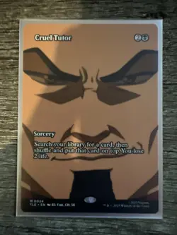 MTG Magic The Gathering Avatar The Last Airbender Cruel Tutor NM 0024 - Image 1