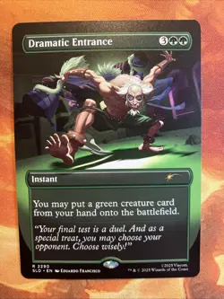 MTG Borderless Dramatic Entrance Secret Lair X Avatar: The Last Airbender NM!! - Image 1