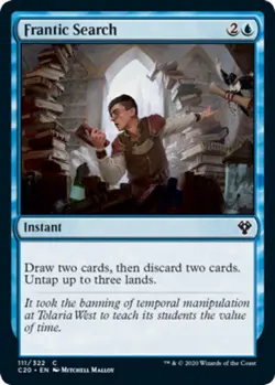 1x Frantic Search - Commander 2020 - Near Mint, English - MTG! - Image 1