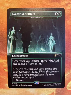 MTG Borderless Avatar Sanctuary - Cryptolith Rite SLD: The Last Airbender!! - Image 1