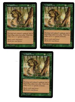 MTG Verdant Force X1 Tempest edition rare - Image 1