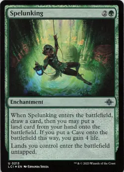 Spelunking - FOIL - U The Lost Caverns of Ixalan 213 - MTG - Image 1