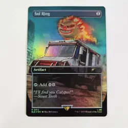 Sol Ring Secret Lair X Twisted Metal Rainbow Foil Sony PlayStation MTG Car Van - Image 1