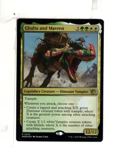 MTG SkeenAB Ghalta and Mavren FOIL from MOM. NM. - Image 1