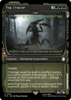 Fog Crawler - Vigor (Showcase) [Fallout] Magic MTG - Image 1