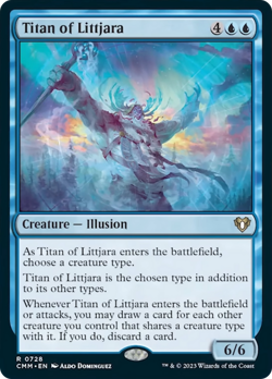 Titan of Littjara [Commander Masters] Magic MTG - Image 1
