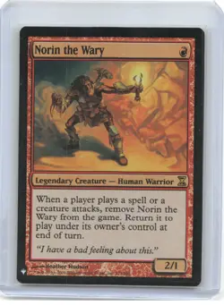 2006 Magic: The Gathering Norin the Wary Time Spiral Rare Foil #171 - Image 1