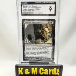 MTG - Avacyn Restored - Descent into Madness - Foil - Graded - CGC 9 - Image 1