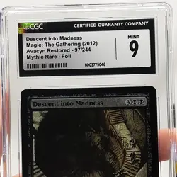 MTG - Avacyn Restored - Descent into Madness - Foil - Graded - CGC 9 - Image 3