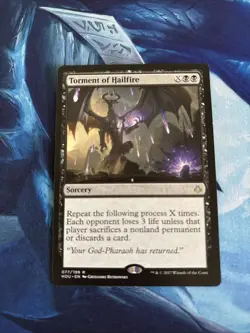 Torment of Hailfire -Near Mint/Light play [MTG] read description please! - Image 1