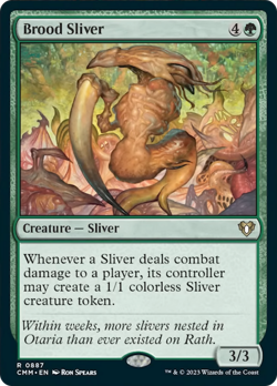Brood Sliver [Commander Masters] Magic MTG - Image 1