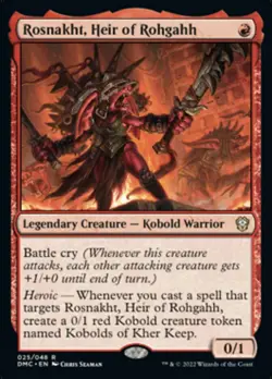 Rosnakht, Heir of Rohgahh [Dominaria United Commander] Magic MTG - Image 1