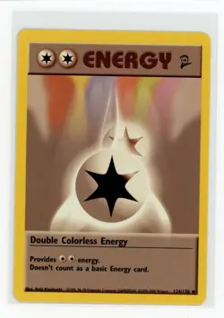 Pokemon Base Set 2 #124/130 Double Colorless Energy - Image 1