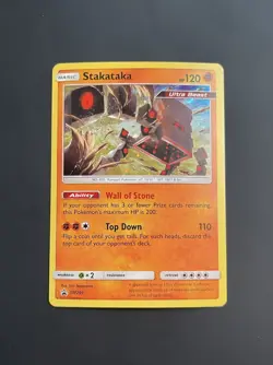 Stakataka Holo SM209 Sun & Moon Promo Pokemon - Image 1