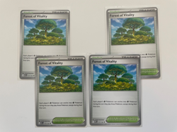 Forest of Vitality (117/132) x4 - Mega Evolutions - Pokemon TCG - NM - Image 1