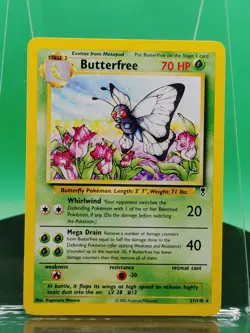 Butterfree 21/110 Legendary Collection Non Holo Rare 2002 English Pokemon WoTC - Image 3