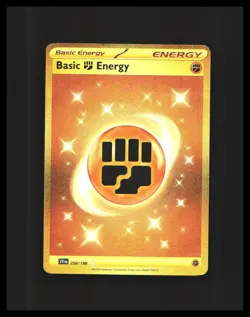 Basic Fighting Energy HYPER RARE Pokemon Scarlet & Violet 258/198 - Image 1